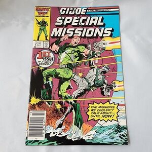 GI Joe Special‎ Missions #1 Marvel Comic Book 1st Issue October 1986 Rare Key FN